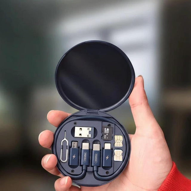 Multi-Purpose Data Cable Organizer Dust-Proof Portable Cable Storage Box Cable organizer Cable Clips