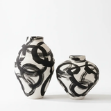 2 Piece Artistic Vase Set Decor Vases