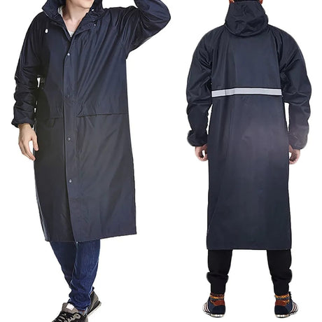Adult Raincoat with Cap | High Quality Unisex Rain Protection (Up to 120kgs)