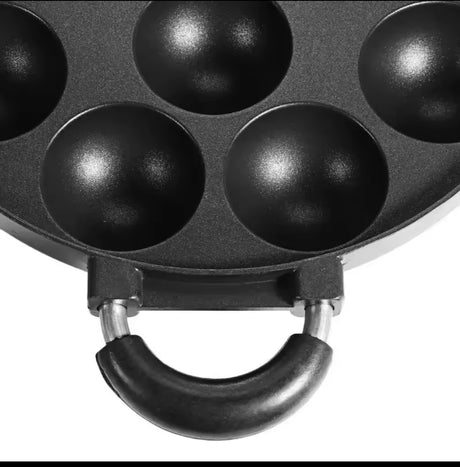 12 Hole Vitumbua Cooking Pan with Handles Cast Iron Nonstick Snack Maker- Furaha Finds Kenya