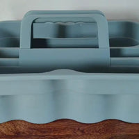 Cleaning Utility Caddy Multi Compartment Organizer with Handle 38.5×27.5×18cm Caddy