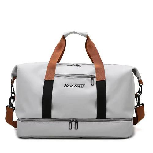 Large Capacity Waterproof Travel Bag – Unisex Oxford Duffle with Shoe Compartment