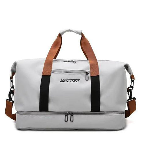 Large Capacity Waterproof Travel Bag – Unisex Oxford Duffle with Shoe Compartment