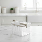 Acrylic Rice Bucket with Airtight Lid Food storage container Food Storage Containers