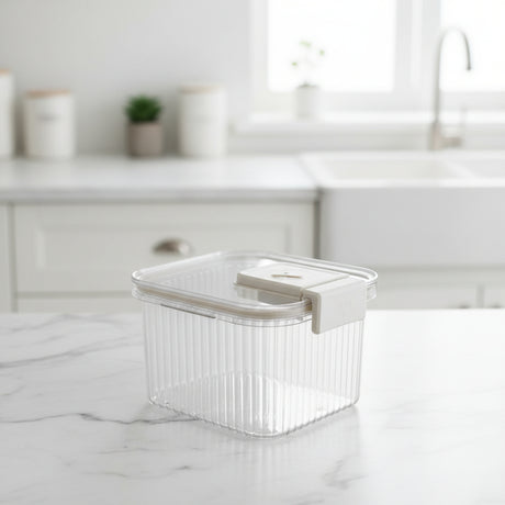 Acrylic Rice Bucket with Airtight Lid Food storage container Food Storage Containers