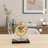 William Widdop Gold Arch Mantel Clock Desktop clock Desk Clocks