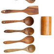 7pcs Wooden Cooking Cutlery Set – Durable and Easy-to-Clean Kitchen Utensils Kitchen Utensil Sets
