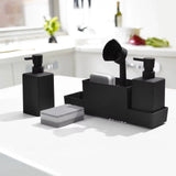 Kitchen Soap Dispenser & Sink Caddy Set Soap & Lotion Dispensers