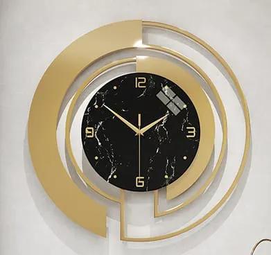 Luxury Modern Gold & Black Wall Clock Wall clock Wall Clocks