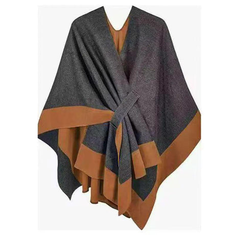 Wrap Me Up Belted Shawl Poncho Clothing & Accessories Clothing