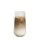 Ribbed Glass Juice & Water Tumblers – 6pcs Set (500ml)- Furaha Finds Kenya