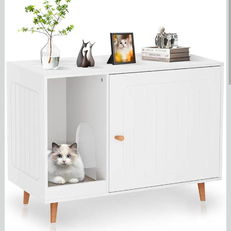 Cat Litter Box Enclosure & Side Table Side table Side Tables