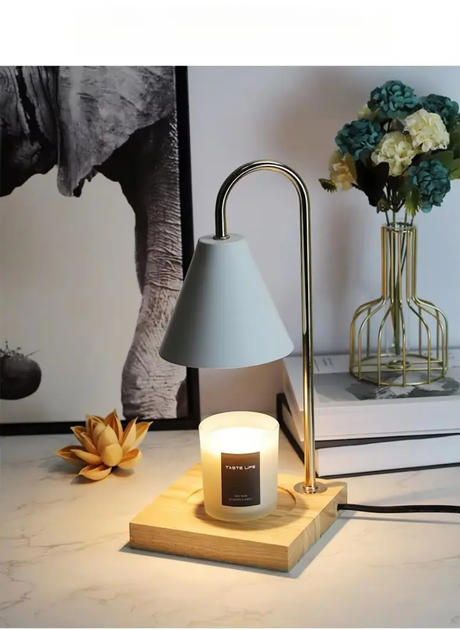 Furaha Finds Electric Candle Warmers with Wooden Base
