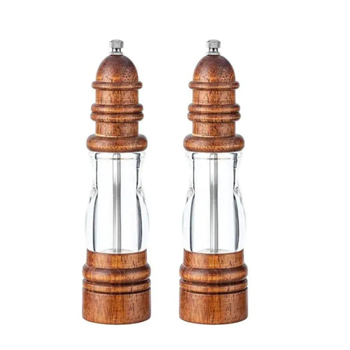 Wooden Pepper Grinder with Viewing Window Pepper grinder Food Grinders & Mills