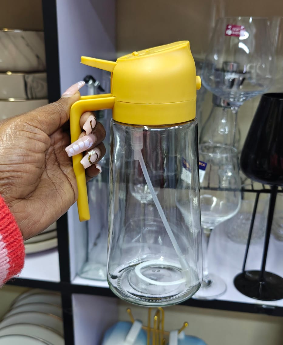 Big Size 2 in 1 Oil and Vinegar Glass Sprayer 600ml