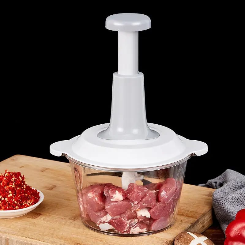 Manual Vegetable Mincer Press Type Food Chopper and Grinder