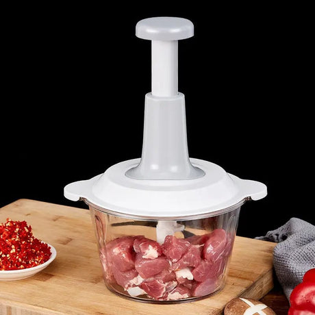 Manual Vegetable Mincer Press Type Food Chopper and Grinder