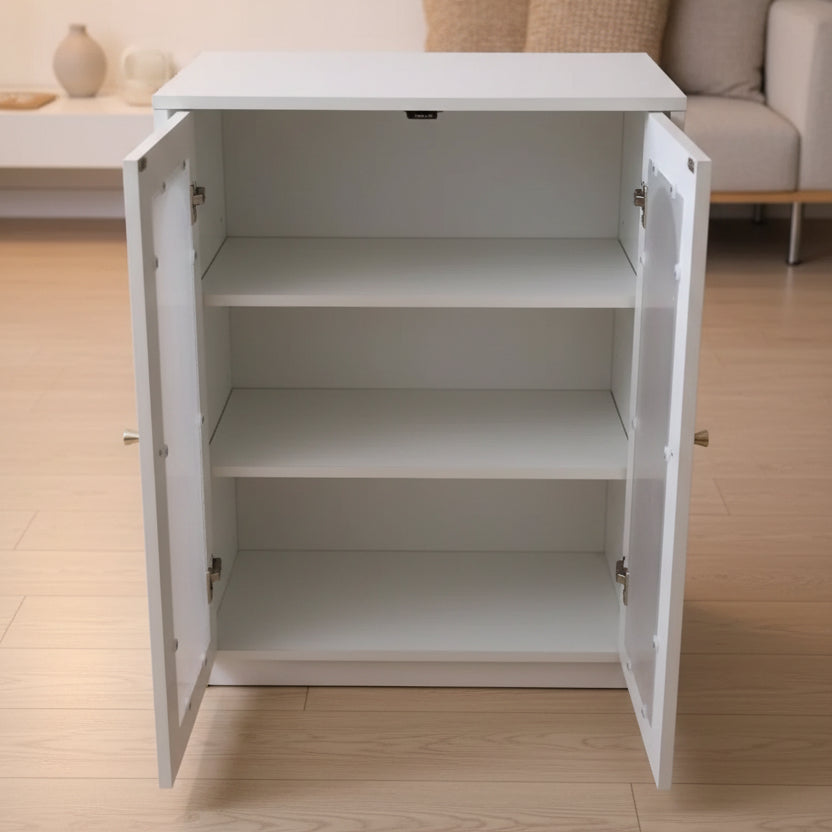 Arched Glass Door Storage Cabinet Storage cabinet Storage Cabinets