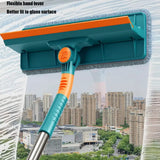 2-in-1 Flexible Window & Floor Cleaning Mop Window cleaner Glass Cleaners