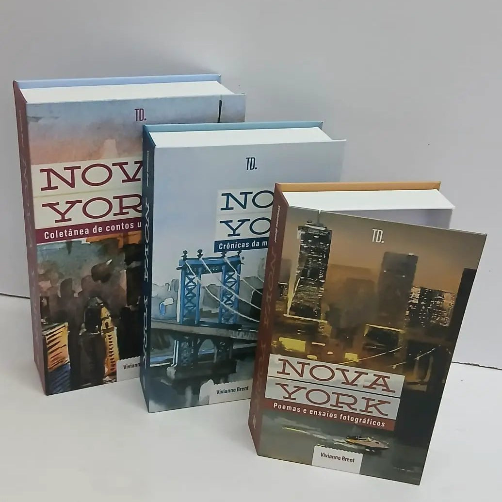3 in 1 Hard Gloss Decorative Storage Books Decor Decor
