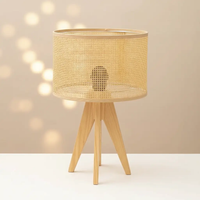 Wooden Base Table Lamp Table lamp Table Lamps