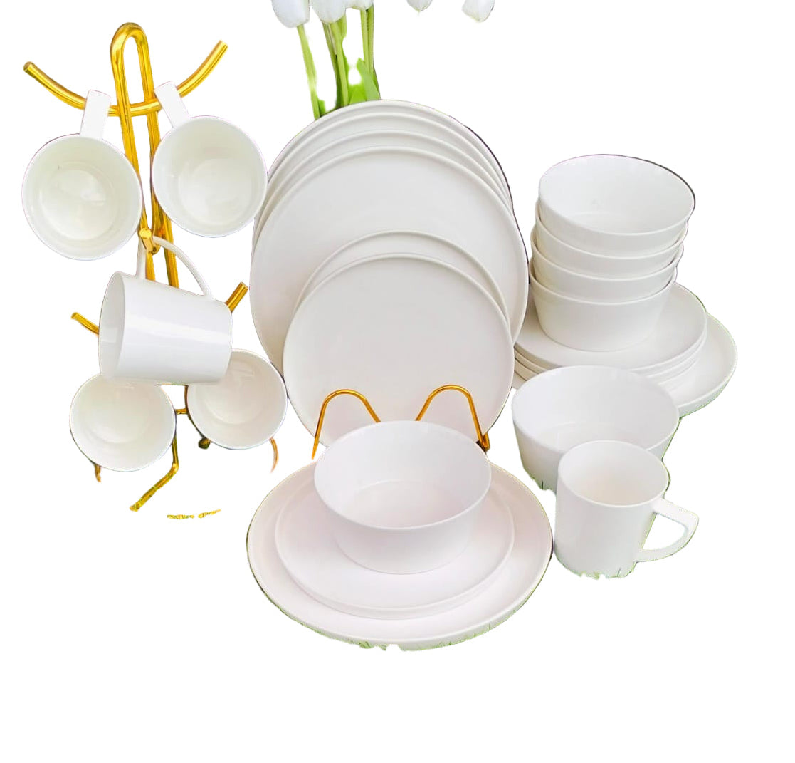 24pcs Ceramic Dinner Set for Elegant Table Presentation