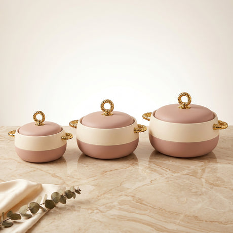 3-Piece Insulated Hotpot Set Hotpot Serving Bowls