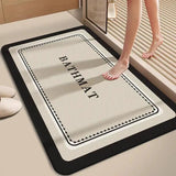 Big Size Absorbent Bathroom Mat Bathroom Mats Bath Mats & Rugs