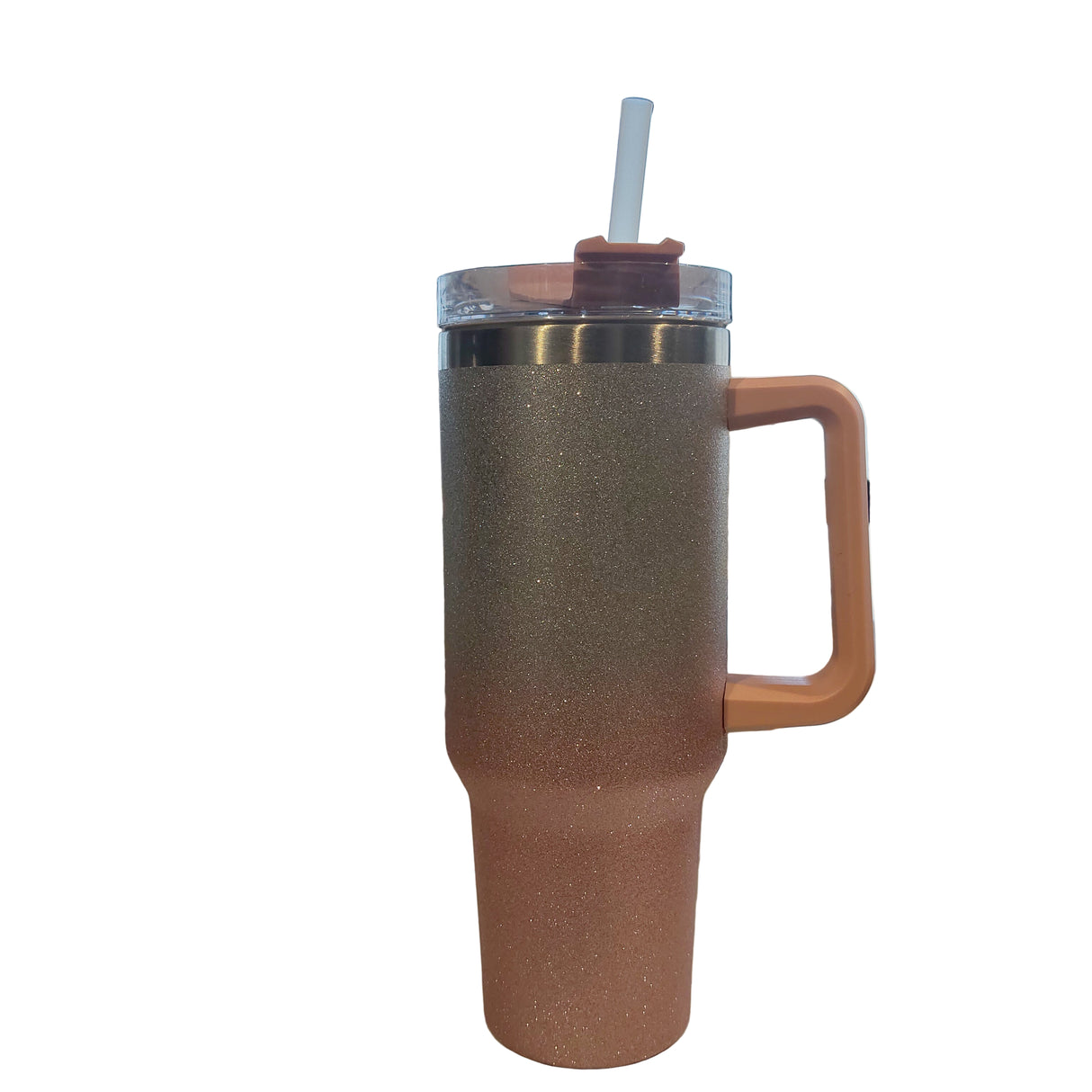 Portable Eco-Friendly Stanley Mug with Glitters - 1200ml Outdoor Thermo Cup