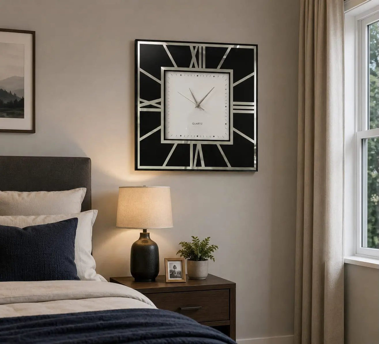 Square Roman Numeral Wall Clock Wall clock Wall Clocks