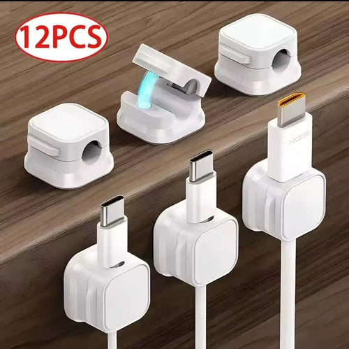 Magnetic Cable Organizer Clips 12 Pc Cable organizer Cable Management