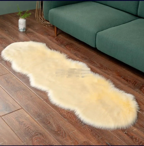 Fluffy Bedside Mat Rugs