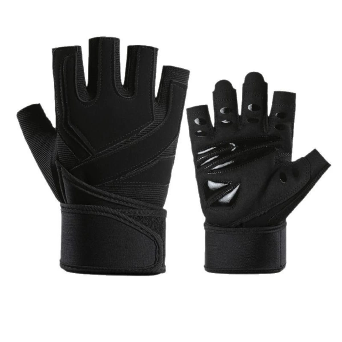 Anti-Slip Workout Gloves with Extended Wrist Support – Perfect for Fitness & Weight Training- Furaha Finds Kenya