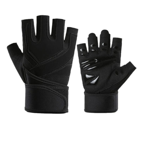 Anti-Slip Workout Gloves with Extended Wrist Support – Perfect for Fitness & Weight Training