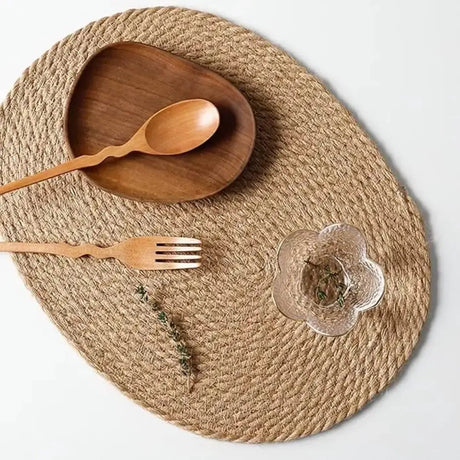 Woven Oval Shape Placemats Placemats Placemats