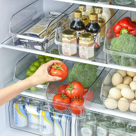 Clear Acrylic Fridge & Multipurpose Organizer Fridge organizer Kitchen Organizers