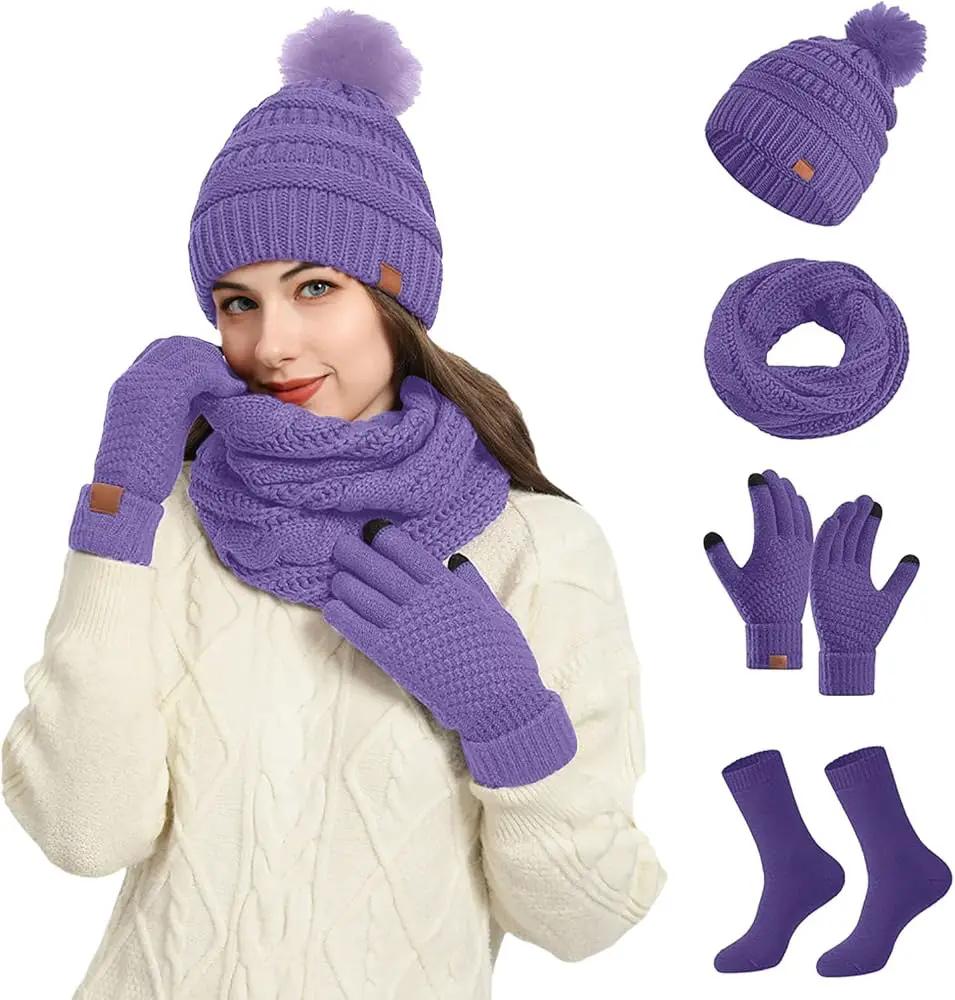 4 in 1 Knit Winter Set Knit winter set Outfit Sets