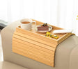 Foldable Bamboo Sofa Armrest Tray Armrest tray Sofa Accessories