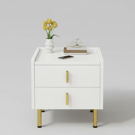 Modern 2-Drawer Bedside Nightstand Bedside cabinet Bedside Bassinets