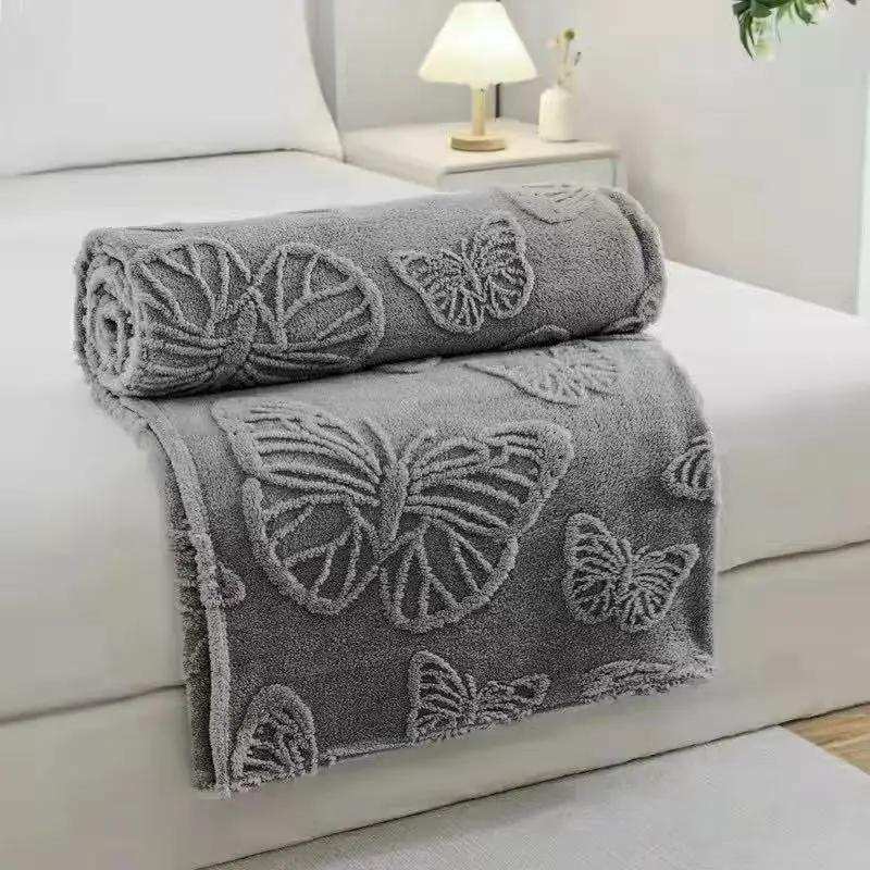 6x6 Butterfly Fleece Blanket Throw Blankets