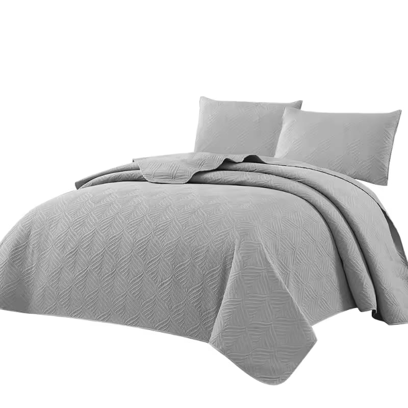High Quality Ultrasonic Bedspread Set with 2 Pillow Cases Size 6x7