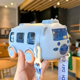 Unique Kids Water Bottles With Straw Adjustable Strap & Fun Stickers- Furaha Finds Kenya