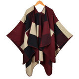 Women’s Geometric Wrap Shawl / Poncho