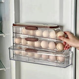 3 Layer Self Rolling Egg Holder Egg holder Kitchen Counter & Beverage Station Organizers