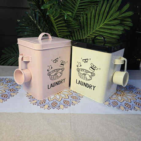 4kg Alloy storage Tin with Airtight Lid, Scoop, and Side Handles