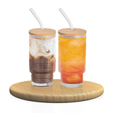 Furaha Finds Embossed Vintage Glass Cup
