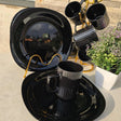 All Black 12pcs Combo Dinner Set Dinner set Dinnerware Sets