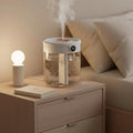 2L Double Nozzle Air Humidifier With LCD Humidity Display & Aroma Diffuser Humidifiers