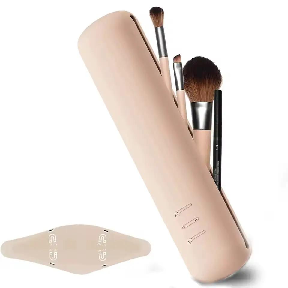 Silicone Makeup Brush Holder Compact Organizer For Travel Makeup Organizers Makeup Tools