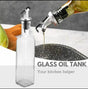 Furaha Finds Space Saver Glass Oil Dispenser